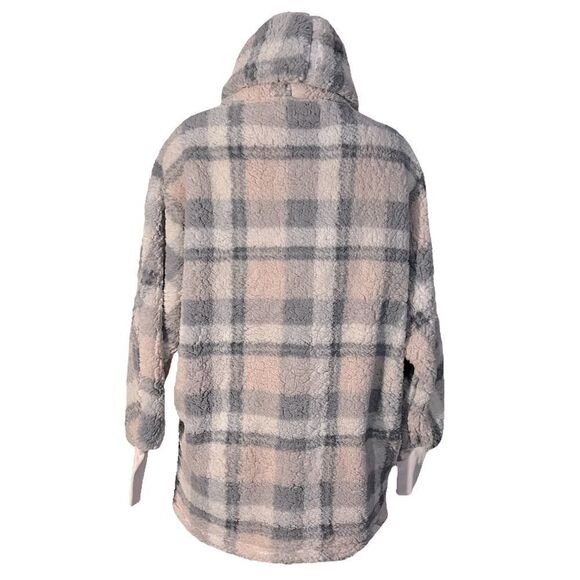 BumbleBella by Jill Martin Sherpa Shawl Collar Button Lounger - Picture 4 of 5